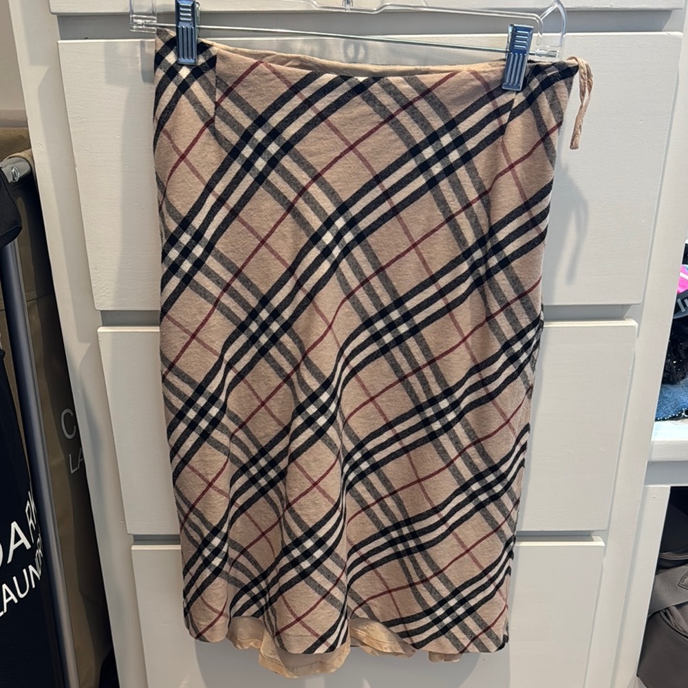 Plaid Tan Skirt